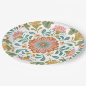 Mexical Talavera Final Fiesta Talavera Pappteller (Schrägansicht)