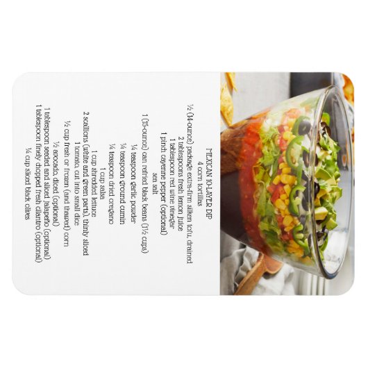 Mexican 10-Layer Dip Magnet (Horizontal)