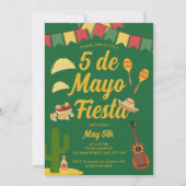 Mexican 5 de Mayo Fiesta Einladung (Vorderseite)