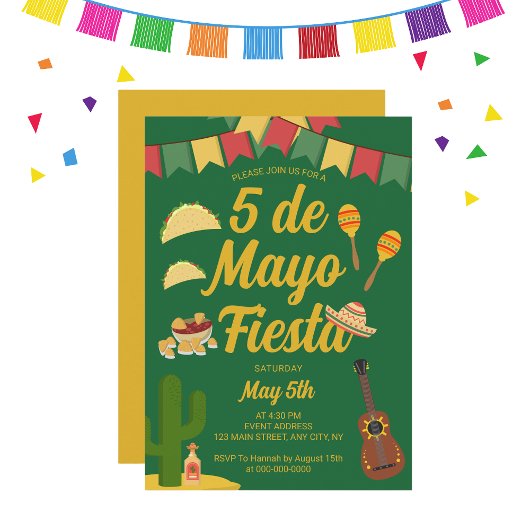 Mexican 5 de Mayo Fiesta Einladung