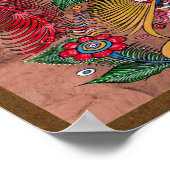 Mexican Amate Bark Painting 3 - Sweet Story Poster (Ecke)