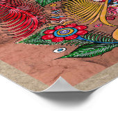 Mexican Amate Bark Painting 4 - Sweet Story Poster (Ecke)