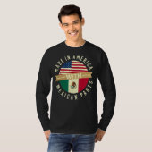 Mexican American Citizenship US Mexico Flag Chican T-Shirt (Vorne ganz)