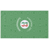 Mexican Angel Christmas Flag Personalized Text Tischdecke (Vorderseite (Horizontal))