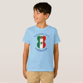 Mexican Angel Hanukkah Flag Personalized Boy's T-Shirt (Vorne ganz)