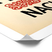 Mexican Art Print Pre-Columbian Sun Mask - Bold Poster (Ecke)