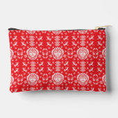 Mexican Aztec Art Home Decor Zubehörtasche (Rückseite)