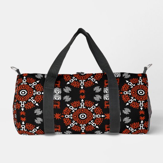Mexican Aztec Art Wohngestaltung Duffle Bag (Vorderseite)