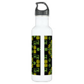 Mexican Aztec Art Wohngestaltung Edelstahlflasche (Rückseite)