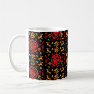 Mexican Aztec Art Wohngestaltung Kaffeetasse