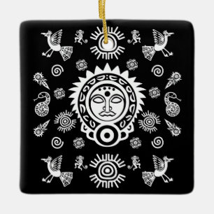 Mexican Aztec Art Wohngestaltung Keramikornament