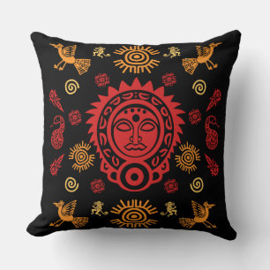 Mexican Aztec Art Wohngestaltung Kissen