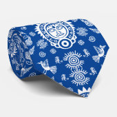 Mexican Aztec Art Wohngestaltung Krawatte (Gerollt)