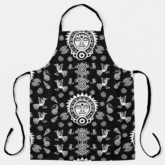 Mexican Aztec Art Wohngestaltung Schürze (Vorderseite)
