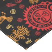 Mexican Aztec Art Wohngestaltung Tischdecke (Schrägansicht)