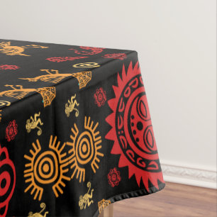 Mexican Aztec Art Wohngestaltung Tischdecke
