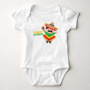 Mexican Baby Bodysuit Fiesta Baby Showgeschenk Strampler