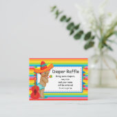 Mexican Baby Duwer Windelwanne Einlage Begleitkarte (Stehend Vorderseite)