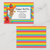 Mexican Baby Duwer Windelwanne Einlage Begleitkarte (Vorne/Hinten)