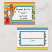 Mexican Baby Duwer Windelwanne Einlage Begleitkarte (Vorne/Hinten)