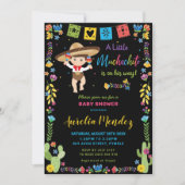 Mexican Baby Muchachito Fiesta Dusche Einladung (Vorderseite)