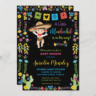 Mexican Baby Muchachito Fiesta Dusche Einladung