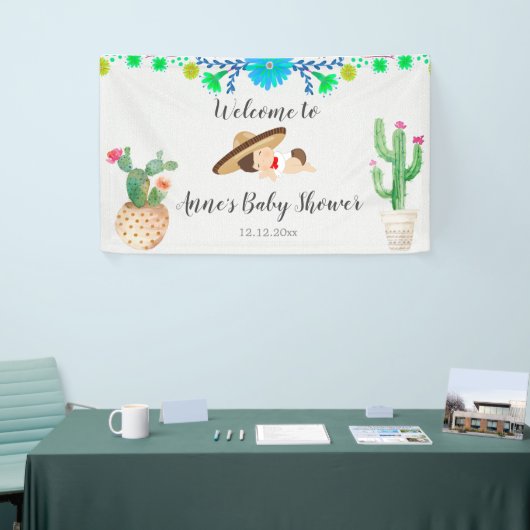 Mexican Baby Muchacho Baby Shower Banner (Messeveranstaltung)