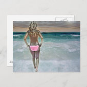 Mexican Beach Girl Postkarte (Vorne/Hinten)