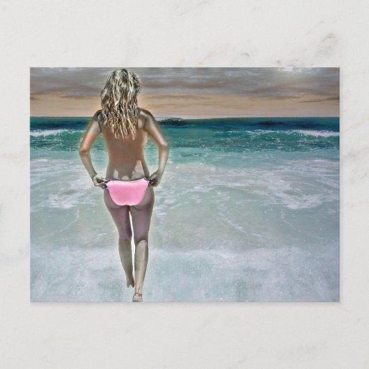 Mexican Beach Girl Postkarte (Vorderseite)