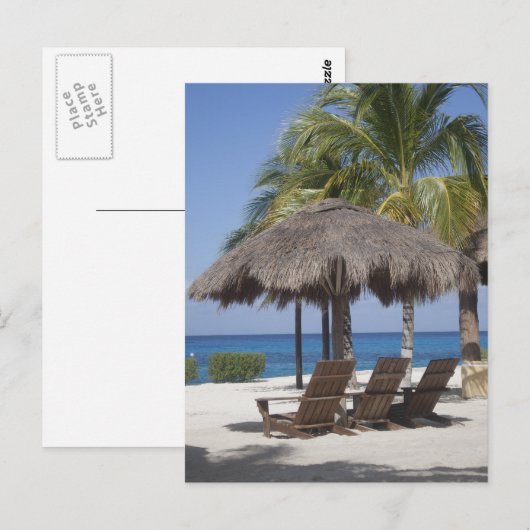 Mexican Beach Paradise Postkarte (Vorne/Hinten)
