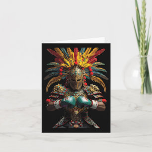 Mexican Boxing Aztec Warrior Power Karte