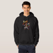 Mexican Boy Dabbing Poncho Cinco de Mayo Kinder Mä Hoodie (Vorne ganz)