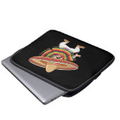 Mexican Boy Dabbing Poncho Cinco de Mayo Laptopschutzhülle (Vorne Knopf)