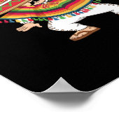 Mexican Boy Dabbing Poncho Cinco de Mayo Poster (Ecke)