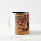 Mexican Bull Fighters (von Frederic Remington) Zweifarbige Tasse (Vorderseite Links)