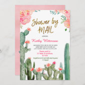 Mexican Cactus Baby Shower by Mail Einladung (Vorne/Hinten)