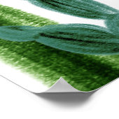 Mexican Cactus Birthday Willkommenszeichen Poster (Ecke)