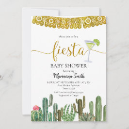 Mexican Cactus Fiesta Baby Dusche Party Einladung