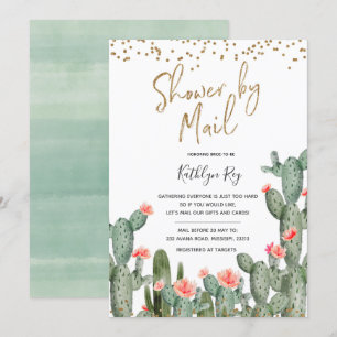 Mexican Cactus Shower by Mail Brautparty Einladung