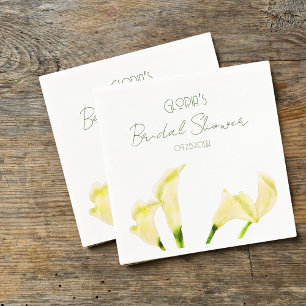 Mexican Calla Lily Brautparty Paper Napkin Serviette