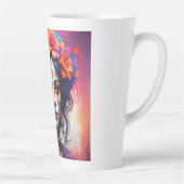 Mexican Catrina watercolor Milchtasse (Rechts)