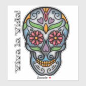 Mexican Cavalera Sugar Skull Aufkleber (Blatt)