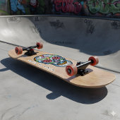 Mexican Cavalera Sugar Skull Aufkleber