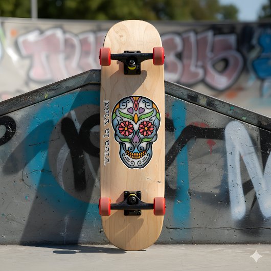 Mexican Cavalera Sugar Skull Aufkleber