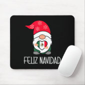 Mexican Christmas Gnome Feliz Navidad Mexico Mousepad (Mit Mouse)