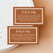 Mexican Cielito Lindo Baby Shower Books for Baby Begleitkarte