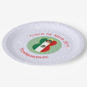 Mexican Cinco de Mayo Angel Personalisiert Pappteller (Schrägansicht)
