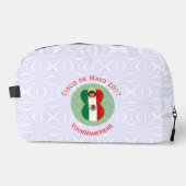 Mexican Cinco de Mayo Angel Personalisiert Waschbeutel (Vorderseite)