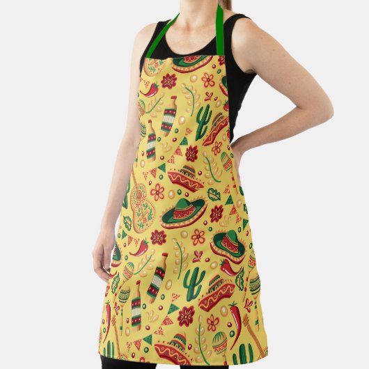 Mexican Cinco De Mayo Pattern Apron Schürze (InSitu)