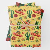 Mexican Cinco De Mayo Pattern Geschenkpapier Set (Beispiel)